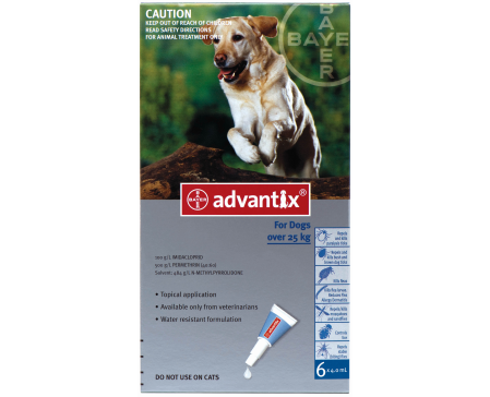 Advantix X-Large Dog, >25kg (box of 4)
