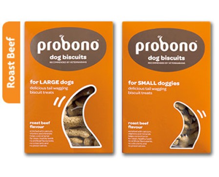 Probono Beef Dog Biscuits Small Breed