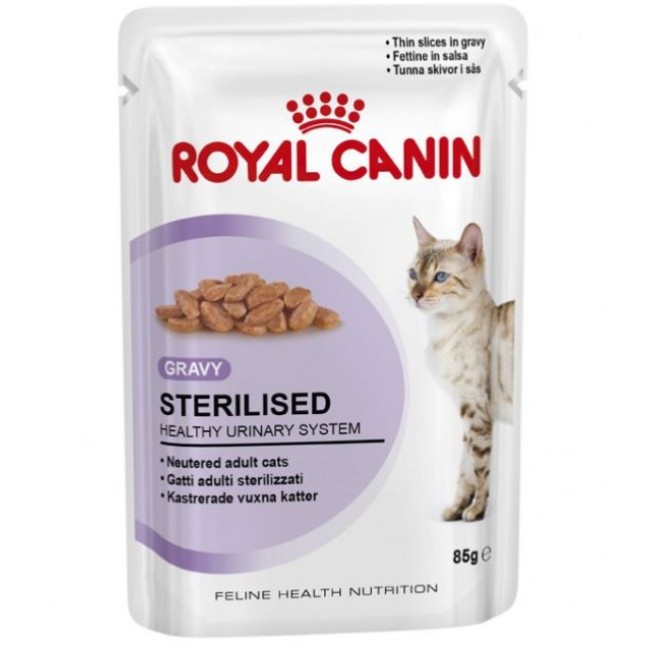 Royal Canin Feline Sterilised Pouches (1yr +) 12 X 85g