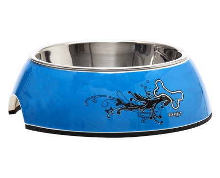 Rogz Dogz Bowlz Bubble S Turquoise Chrome