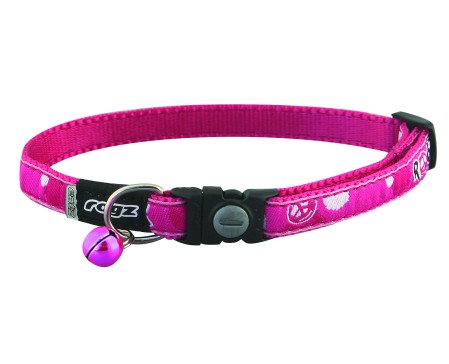 Rogz Catz Beltz Fancycat SafeLoc Collar Pink