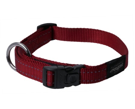 Rogz Dogz Fanbelt SR Collar L Red