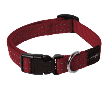 Rogz Dogz Snake SR Collar M Red