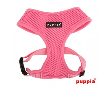 puppia-soft-harness-dog-pink