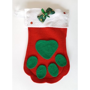 Christmas Stocking - Pet Paw