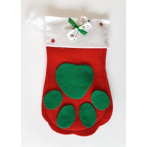 Christmas Stocking - Pet Paw