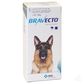 Bravecto Tablet Flea & Tick Preventative & Treatment for Dogs - Large