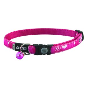 Rogz Catz Beltz Fancycat SafeLoc Collar Pink