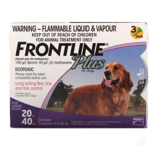 Frontline Plus Large Dog 20 - 40kg