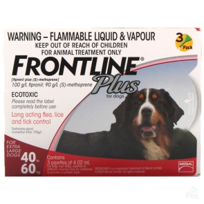 Frontline Plus X-Large Dog 40 - 60kg