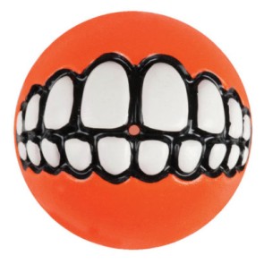 dog-ballz-grinz-ball-small-orange