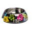 Rogz Dogz Bowlz Bubble M DayGlo Floral