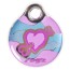 Rogz Dogz Resin ID Tagz L Pink Heart